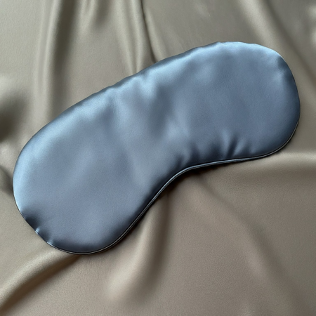 AshBlue Eye Mask 100% Mulberry Silk